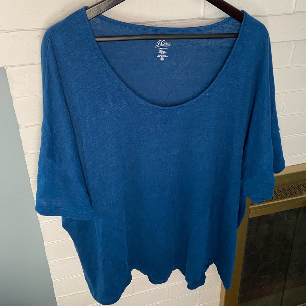 Sz 2x J Crew Linen Shirt